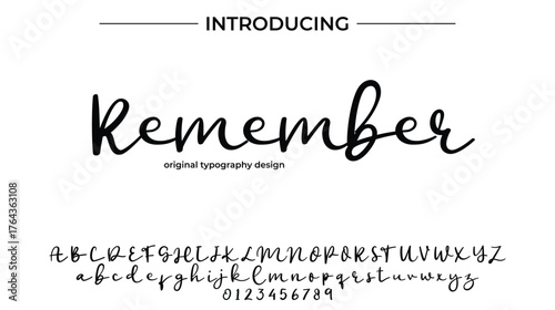 Remember - Elegant Script Font for Smooth Handwritten Design and Creative Typography