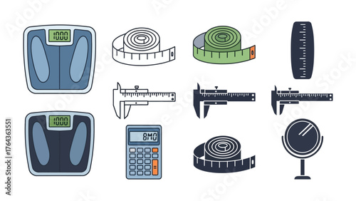Assessment Tools Collection: A curated collection of assessment tools, encompassing various scales and measurement devices, offering a comprehensive view into the world of quantification and analysis.
