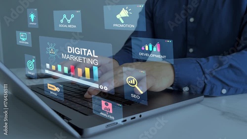 Digital marketing for promotion of products with social media, email, website and channel search engine.Attract organic traffic for big sales.	
