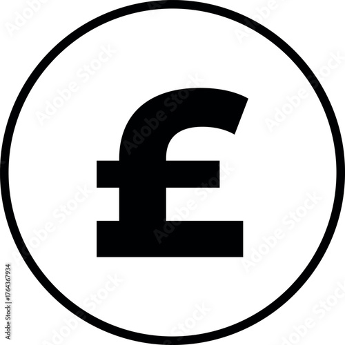 pound sterling icon icon vector icon
