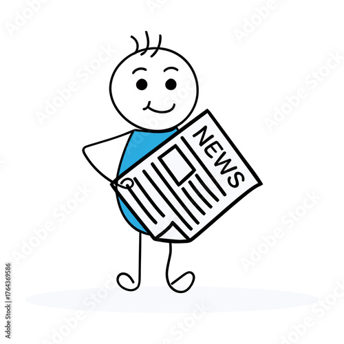 Design news newspaper media information article journalism report headline daily publication current events verctor art illustration png