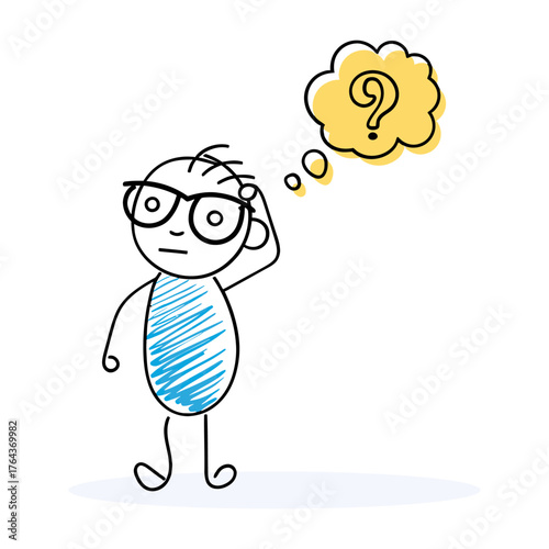 Design question mark thinking cloud idea concept problem solution doubt confusion uncertainty pondering brain teaser verctor art illustration png
