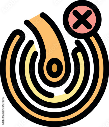 Fingerprint scan failing biometric security access showing unauthorized identification