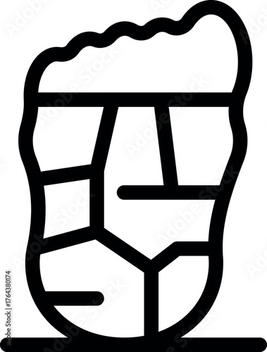 Bandaged foot symbolizing injury, highlighting the need for medical care and recovery