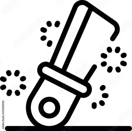 Robot vacuum cleaner is disinfecting and cleaning a surface with ultraviolet light