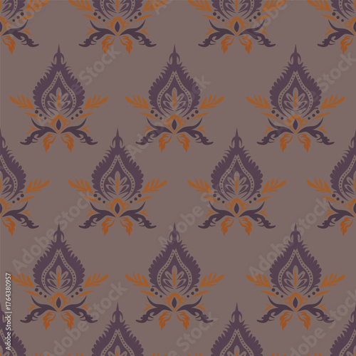 seamless pattern with floral pattern