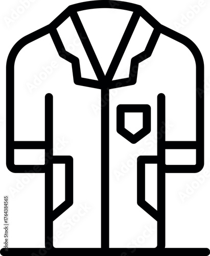 Healthcare worker uniform symbolizes medical expertise, patient care, and the dedication of frontline professionals in hospitals and clinics