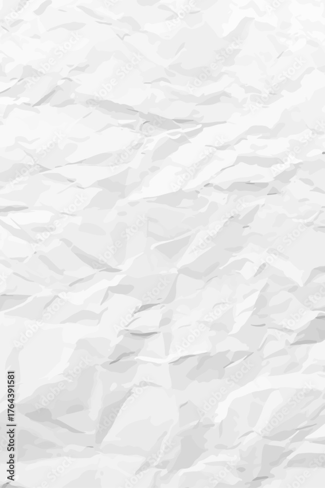 Obraz premium White clean crumpled paper