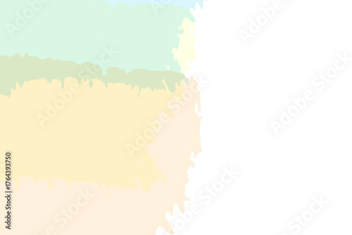 Artistic abstract pattern featuring light pastel hues that merge gracefully with soft, painterly strokes. Vecter abstract background