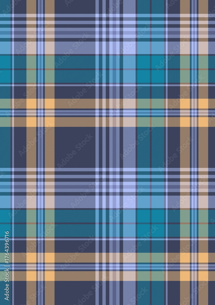 Obraz premium Seamless Neutral Brown,sage green ,red ,teal brick red ,black ,purple and Beige Plaid Pattern for Fabric Design