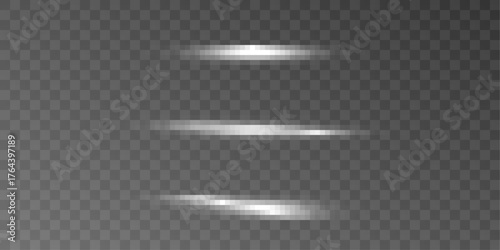 Sharp white energy lines radiating outward with clean speed effect. Great for futuristic posters, energetic layouts, and technology visuals. Vector design on transparent background.