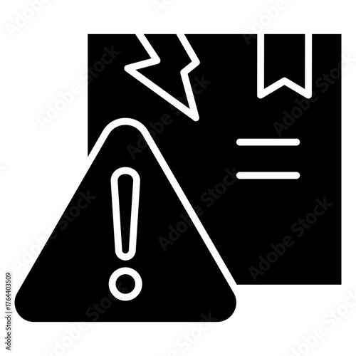 Damage Report Glyph Icon