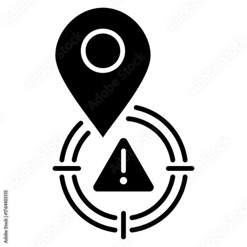 Fault Tracker Glyph Icon
