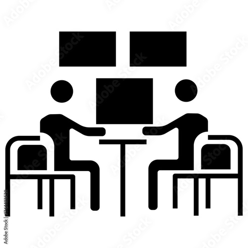 Command Center Glyph Icon