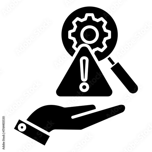 Priority Incident Glyph Icon