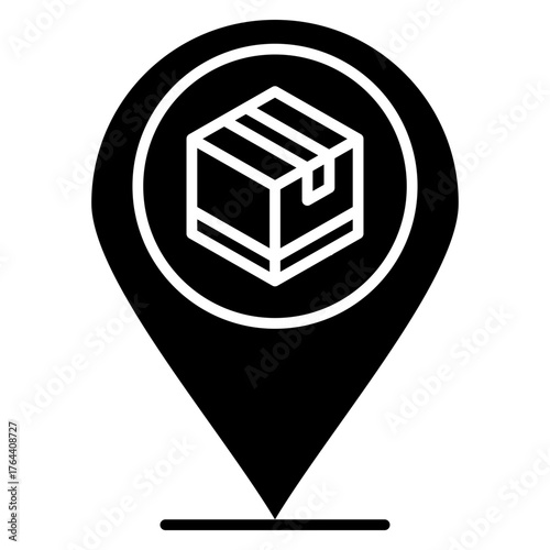 Brand Positioning Glyph Icon