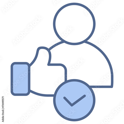 Credibility Blue Icon