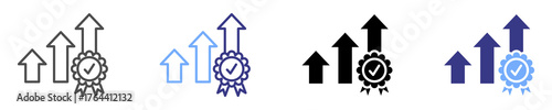 advantages icon set multiple style