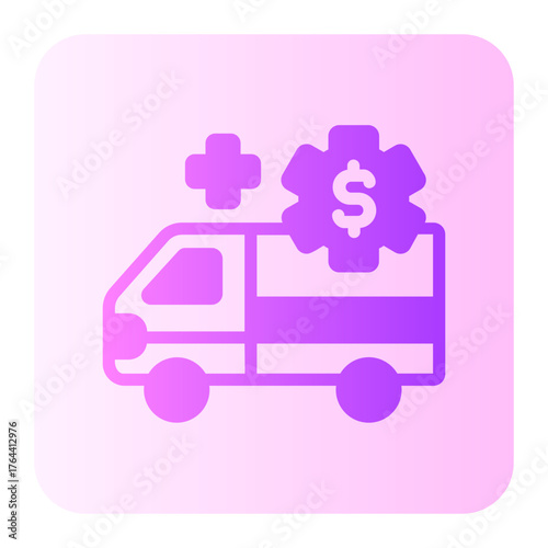 emergency fund gradient icon
