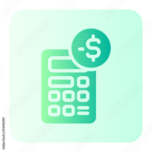 Debt gradient icon