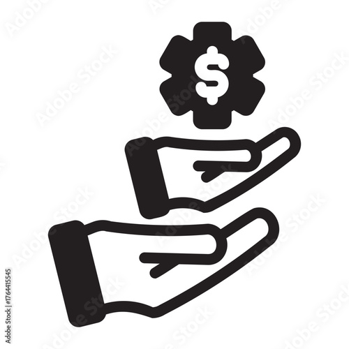 funding glyph icon