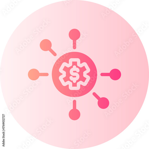 diversification gradient icon