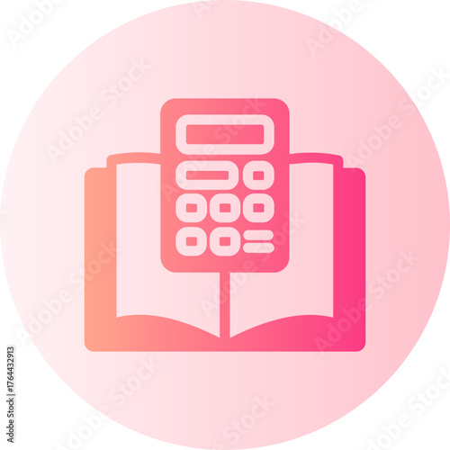 Bookkeeping gradient icon