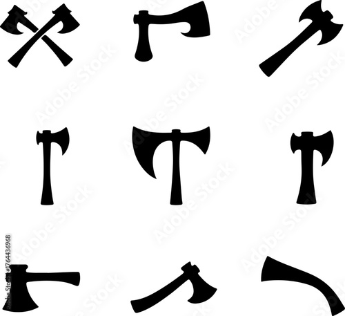 American Football Team Huddle with Grunge Border Silhouette Bundle