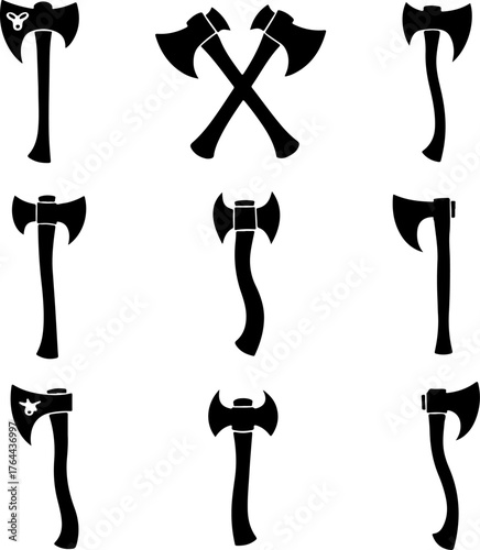 American Football Team Huddle with Grunge Border Silhouette Bundle