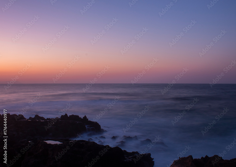 Obraz premium sunset at the beach