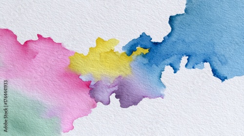 Wallpaper Mural Watercolor whispers of pastel dreams evoke Holi vibrance, celebrating color therapy and creative serenity with fluid elegance Torontodigital.ca