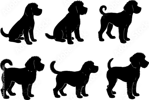 Dog Silhouette Collection Bundle