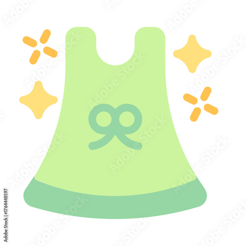 new clothes icon with flat style