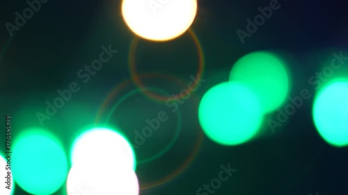 The Bokeh footage for Background or celebration holiday time concept