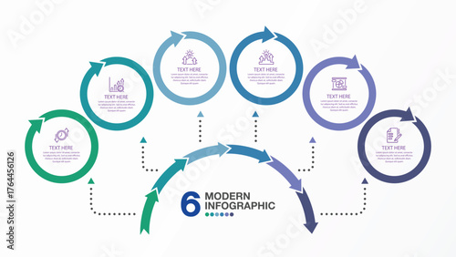 Infographic 6 steps.