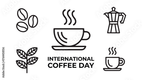 A single versatile coffee cup icon designed for various applications and branding needs