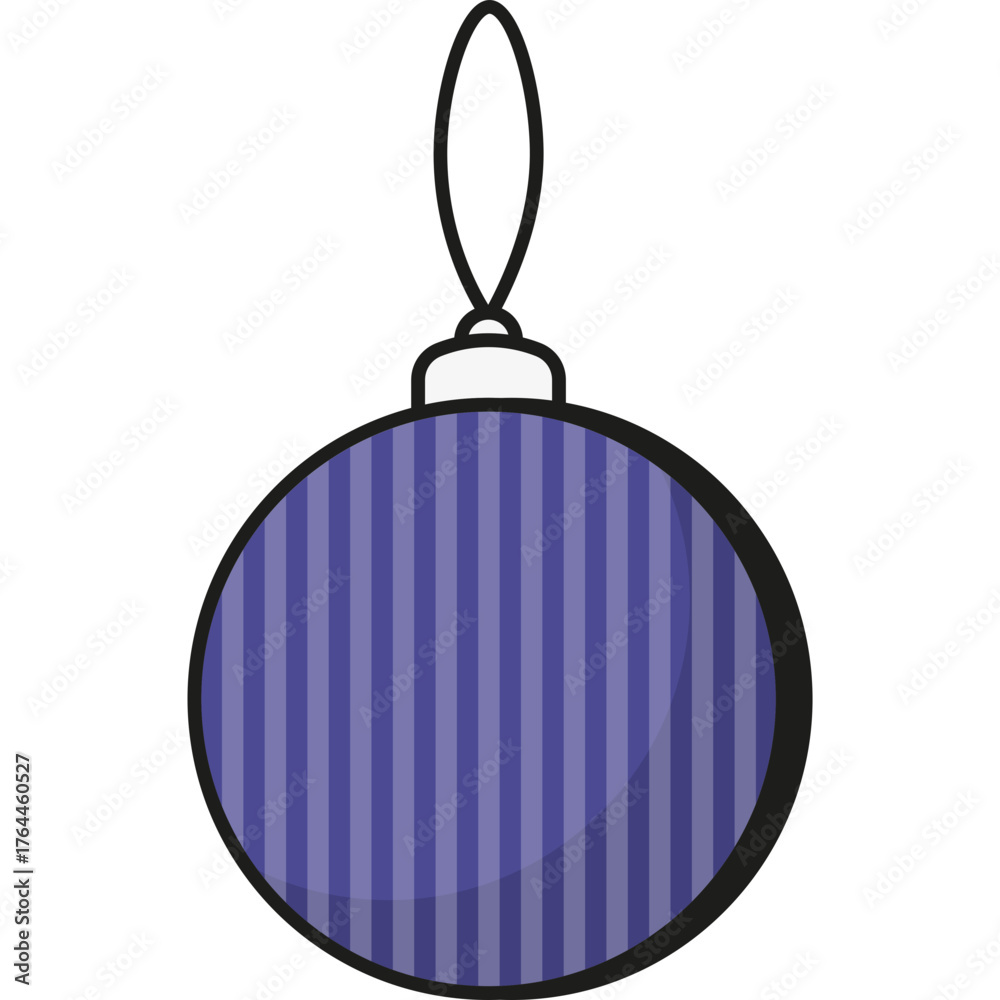 Fototapeta premium Christmas Ball Icon