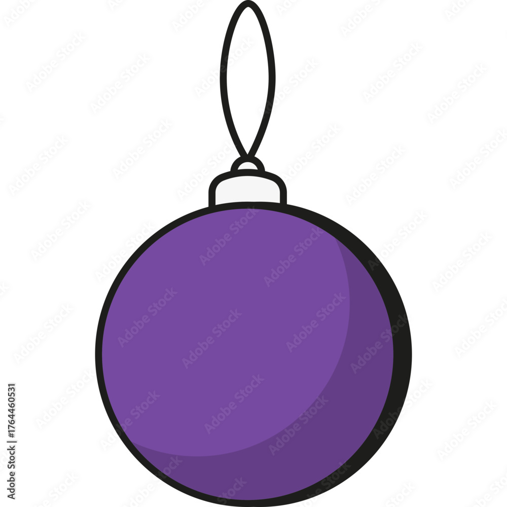Fototapeta premium Christmas Ball Icon