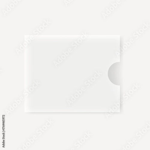 White label collage element, clothing tag vector