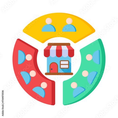 Market Segmentation Icon