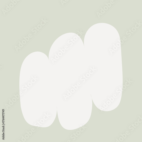 Green paint brush frame vector
