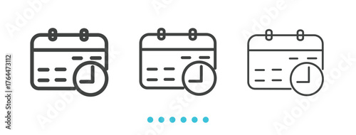 Library Icon. Thin line icon vector