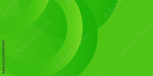 Abstract green circle background trendy. Fluid shapes composition. vector design concept. Decorative web layout simple modern good art natural