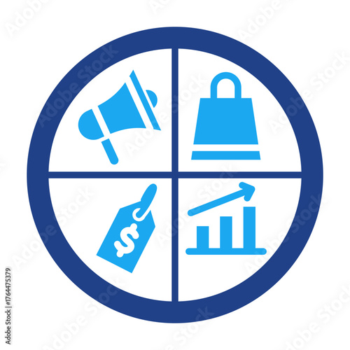 Marketing Mix Icon