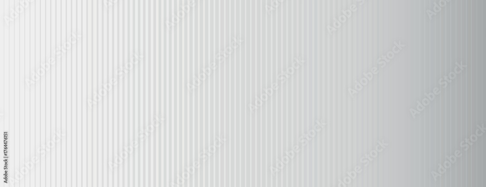 Obraz premium A white background with vertical lines, creating a subtle gradient effect. The white background has a smooth, modern texture. Gradient striped background vector. Gray background.