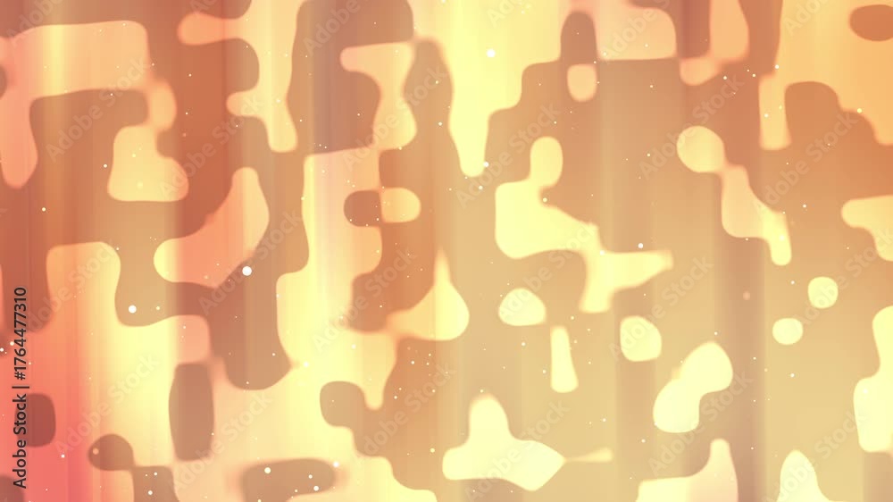 Abstract pattern of irregular shapes in yellow and brown, perfect for backgrounds, print designs, packaging, textiles, and digital art projects.