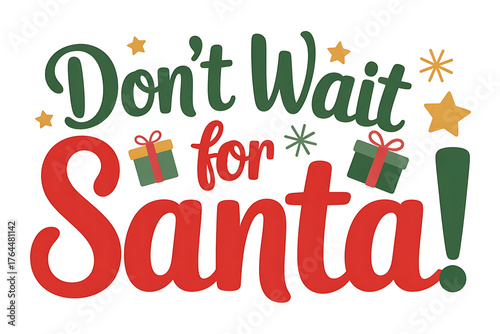 Festive lettering proclaims 