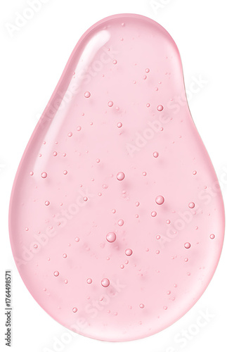 Pink serum oil sample