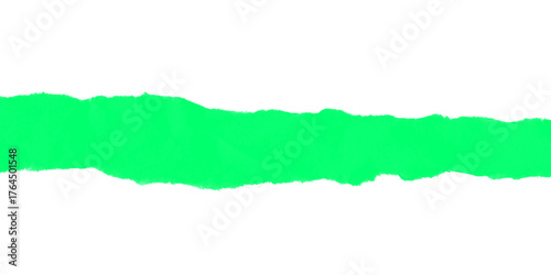 Abstract Ripped Paper Art Black Border with Bright Green Center Texture Background Torn Edge Design Creative Composition