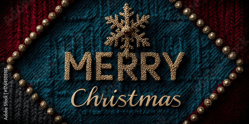 Christmas border with integ...